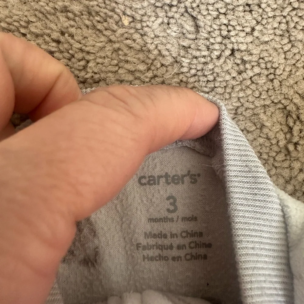 Infant boy Carters Daddy’s Allstar football sleeper 3 mths